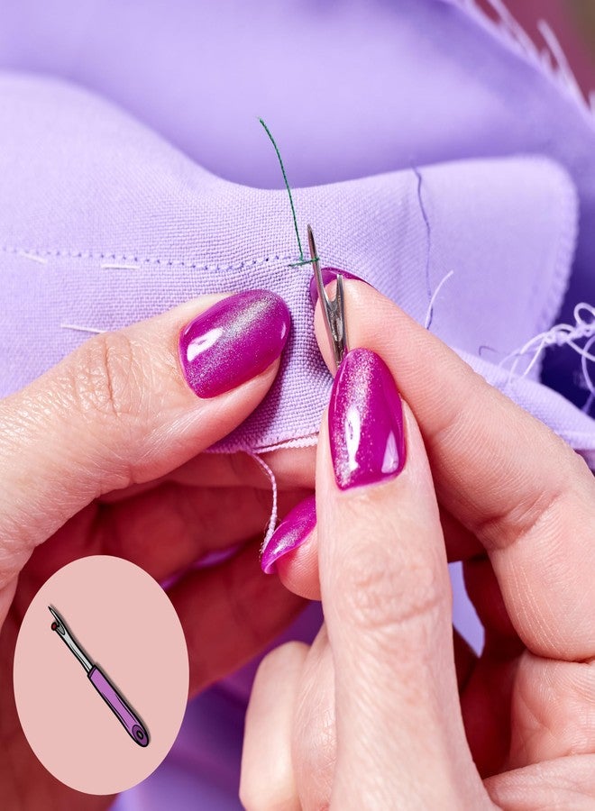 Zenith Combo 4 Pieces Seam Rippers + 2 Cutters Sewing Craft Tool Thread Cutter Stitch Unpicker DIY Craft Tool Stainless Steel Stitch PlasticStitch Opener - Image 4